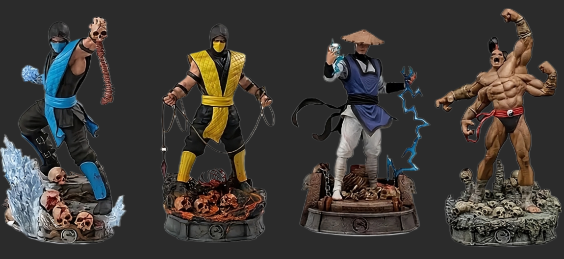 Mortal Kombat: Os personagens mais poderosos em miniatura da Iron Studios