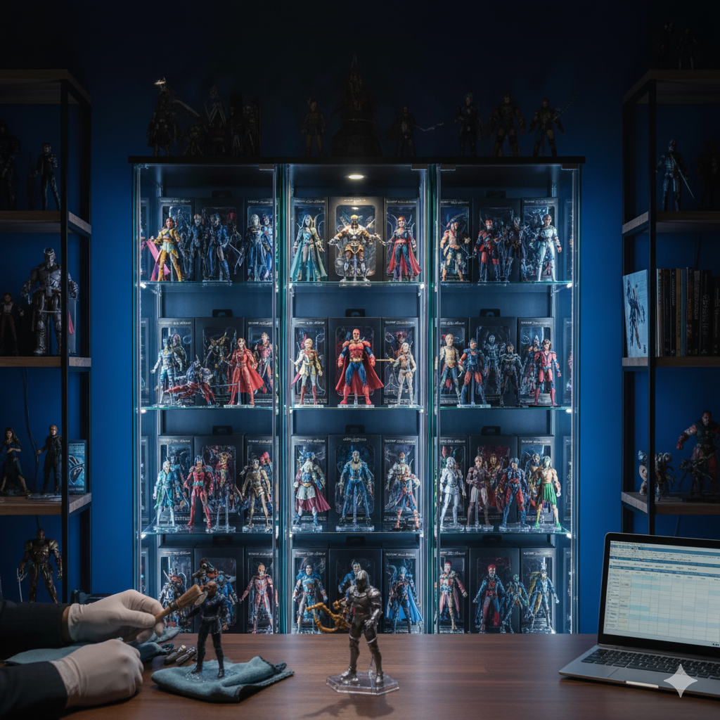 Guia Completo: Cuidados, Armazenamento e Exposição de Action Figures